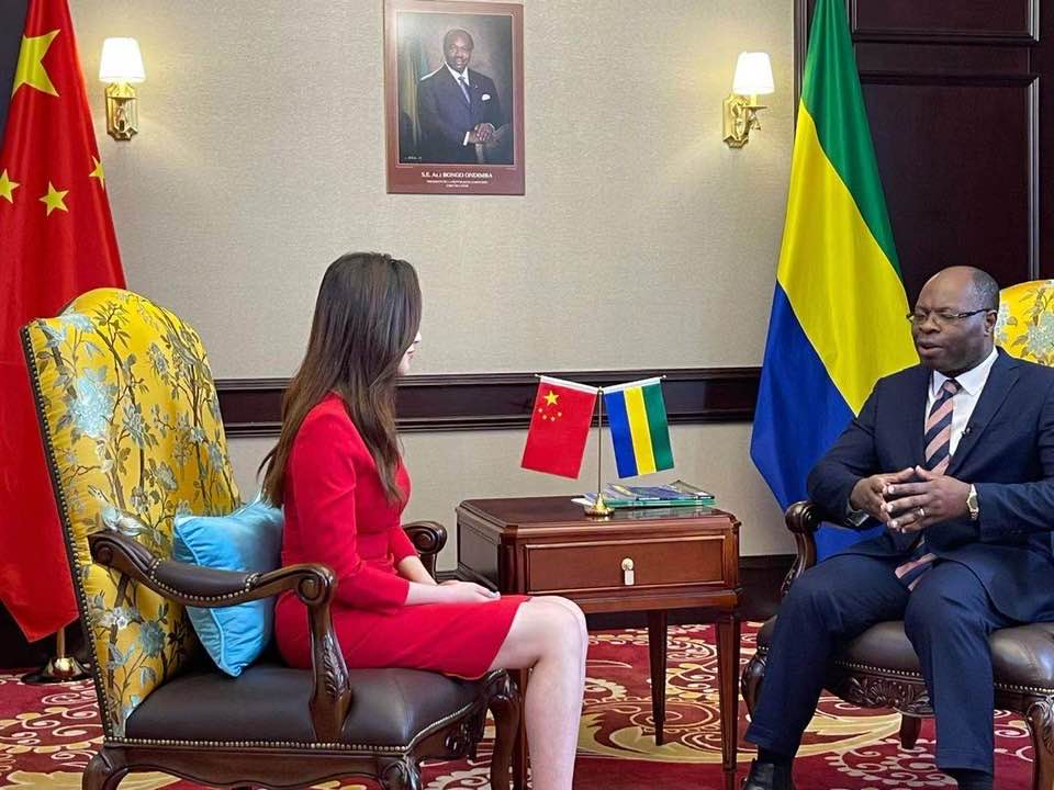 100 ans du PCC: La Chaîne CGTN-Français dans les locaux de l'Ambassade du Gabon